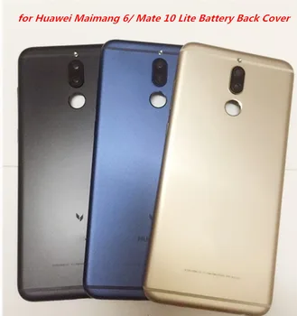 Näiteks Huawei Maimang 6/ Mate 10 Lite Aku Tagakaas, Tagumine Korpus On Metallist Uks Kaamera Klaas Objektiivi Parandus Osad