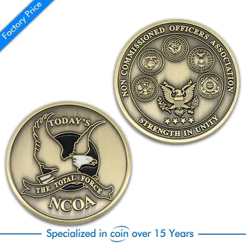 Odavad Custom Väljakutse 3D Sõjalise Mündi kõrge kvaliteediga kohandatud antiik pronks mündid