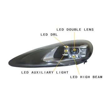 Paari LED-Esituled Esilaterna Puhul, Porsche Cayenne 2011 2012 2013