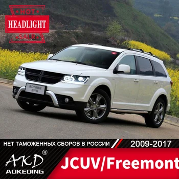 Pea Lamp Autoga Dodge JCUV 2009-2017 Freemont Esituled Udutuled Päeval Töötab Valguse PÄEVATULED H7 LED Bi Xenon Pirn Auto Accessory