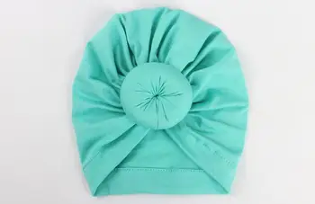 Poiss Tüdruk Turban India-Aafrika Pea peapael ühise Põllumajanduspoliitika Headscarf Müts Sõlmes Pea Wrap Baby Shower Sünnipäeva mütsid erksad värvid