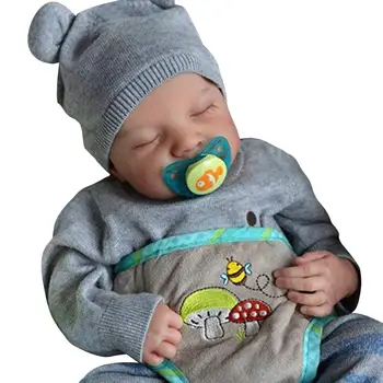 Reborn Nukku Beebi Ja Väikelapse Nukud Simulatsiooni Baby Doll Realistlik Uuestisündinud Tõetruu Poiss Magab Poiss Pehme Silikoon Baby