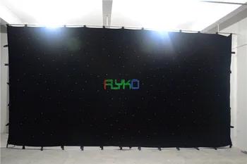 RGB tulekindel 3x6m led nägemine star lapiga tasuta shipping