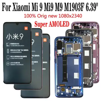 Shyueda Orig Uue Super AMOLED 1080x2340 Jaoks Xiaomi Mi 9 Mi9 M9 M1902F1G 6.39