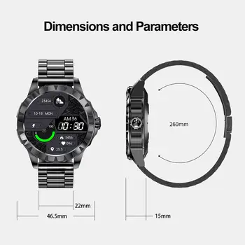 Smart Watch Toetada Traadita Kõned Bluetooth 3.0 Koos Magada Jälgida Smartwatch IP67, Veekindel vabaõhuspordi