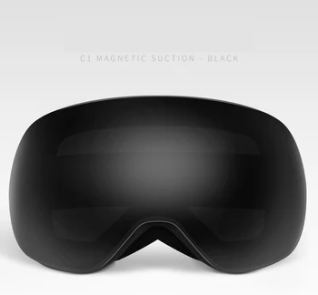 Suur sfääriline magnet suusatamine prillid topelt anti-fog meeste ja naiste silmade kaitse seadmed kaka lühinägevus kaitseprillid lumi lahe