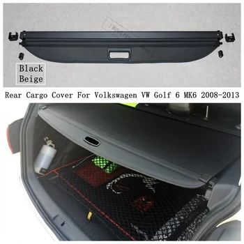 Taga Lasti Kaas Volkswagen VW Golf 6 MK6 2008-2013 eraelu Puutumatuse Pagasiruumi Ekraanil Security Shield Varju Must Beež Auto Tarvikud