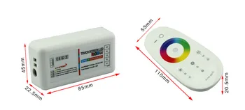 Tasuta Kohaletoimetamine Puutetundlik LED RGBW Controller +RF puldiga Kõrge Kvaliteedi DC 12V-24V 2.4 G led ribad
