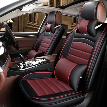 Täies ulatuses nahk Auto Istme Kate VW Passat Alltrack Scirocco Caddy Jetta New Beetle Touareg Autode Lisaseadmed, Auto Kaubad