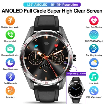 Uus Mood Smart Watch Full Touch Muusika Mängija, Bluetooth-Ühilduva Kõne Südame Löögisagedus, Vererõhk, SpO2 Monitooring Smartwatches