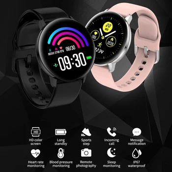 Uus Täielikult Puutetundlik Ekraan, Nutikas vaadata meeste ja naiste Mood magada kaloreid Veekindel sport fitness smartwatch IOS-i ja Android