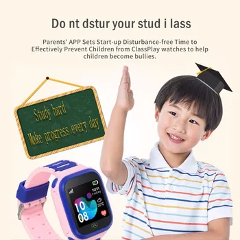 Y47 Veekindel Lapsed Smart Watch SOS Antil-kadunud Smartwatch MIC-pesa (mikrofon, LED valgus õige võrguseadme telefoni raamat